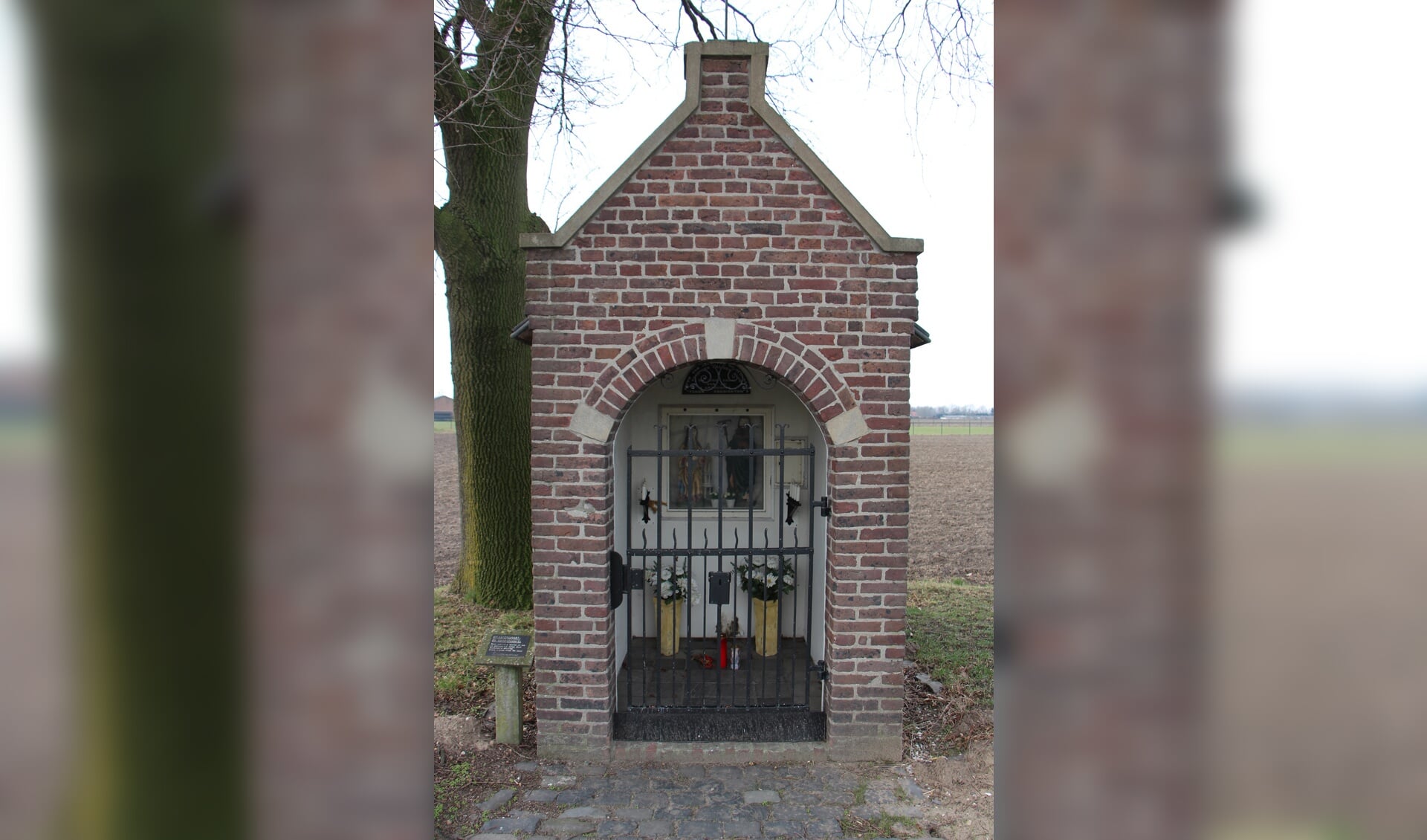Ontwerp Mariakapelletje in Rijkevoort-De Walsert.