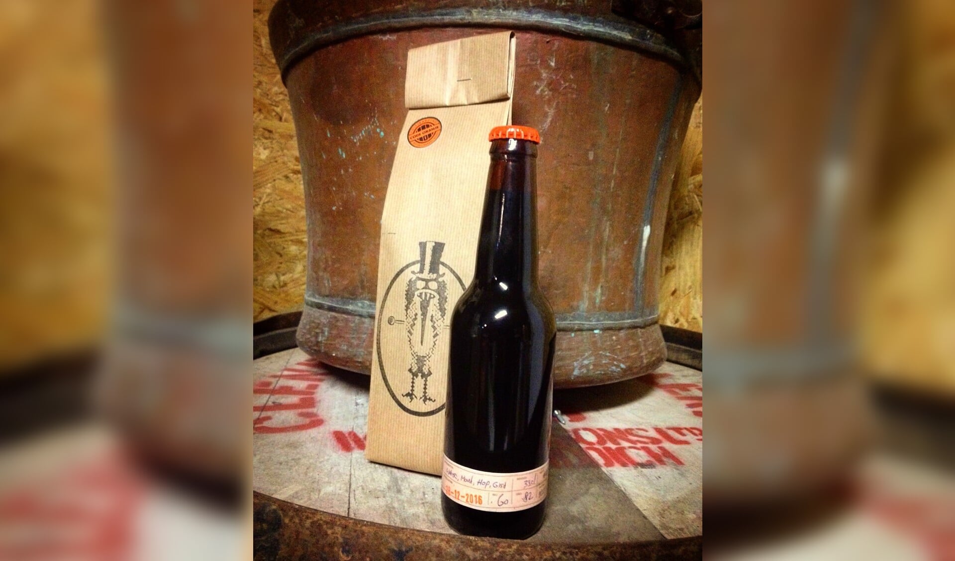 'Code Oranje - Tullibardine Whisky Barrel Aged' is het nieuwste speciaalbier van d'Ooijevaer.