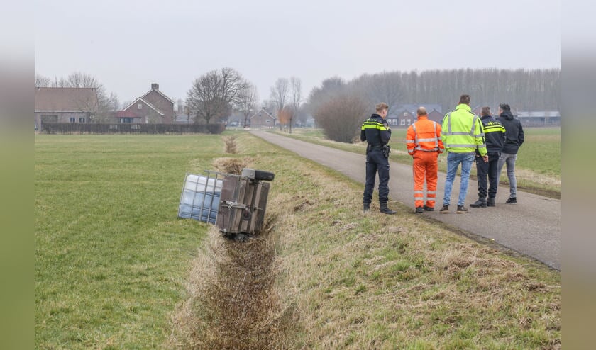 Het vat in Macharen. (Foto: Maickel Keijzers / Hendriks multimedia)
