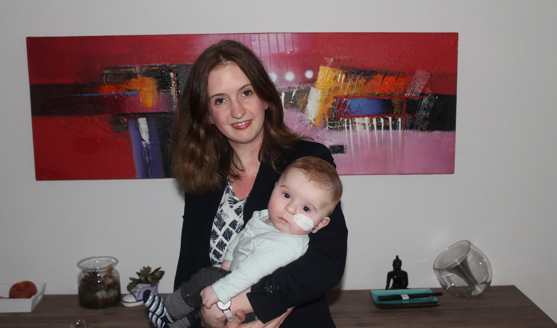 Lonneke Ramaker - Van Veghel en haar zoon Quinn.
