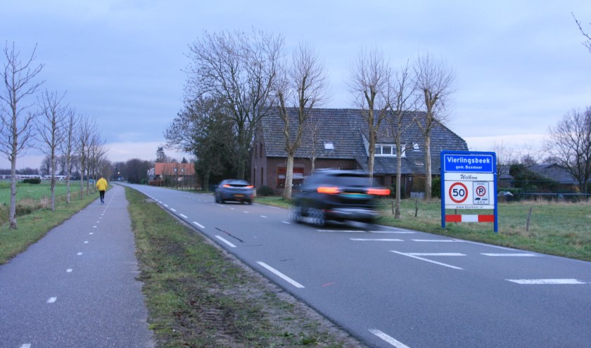 Volgens de rechter was het in 2015 voor automobilisten onduidelijk dat zij hier de bebouwde kom inrijden. (archieffoto uit januari 2015)