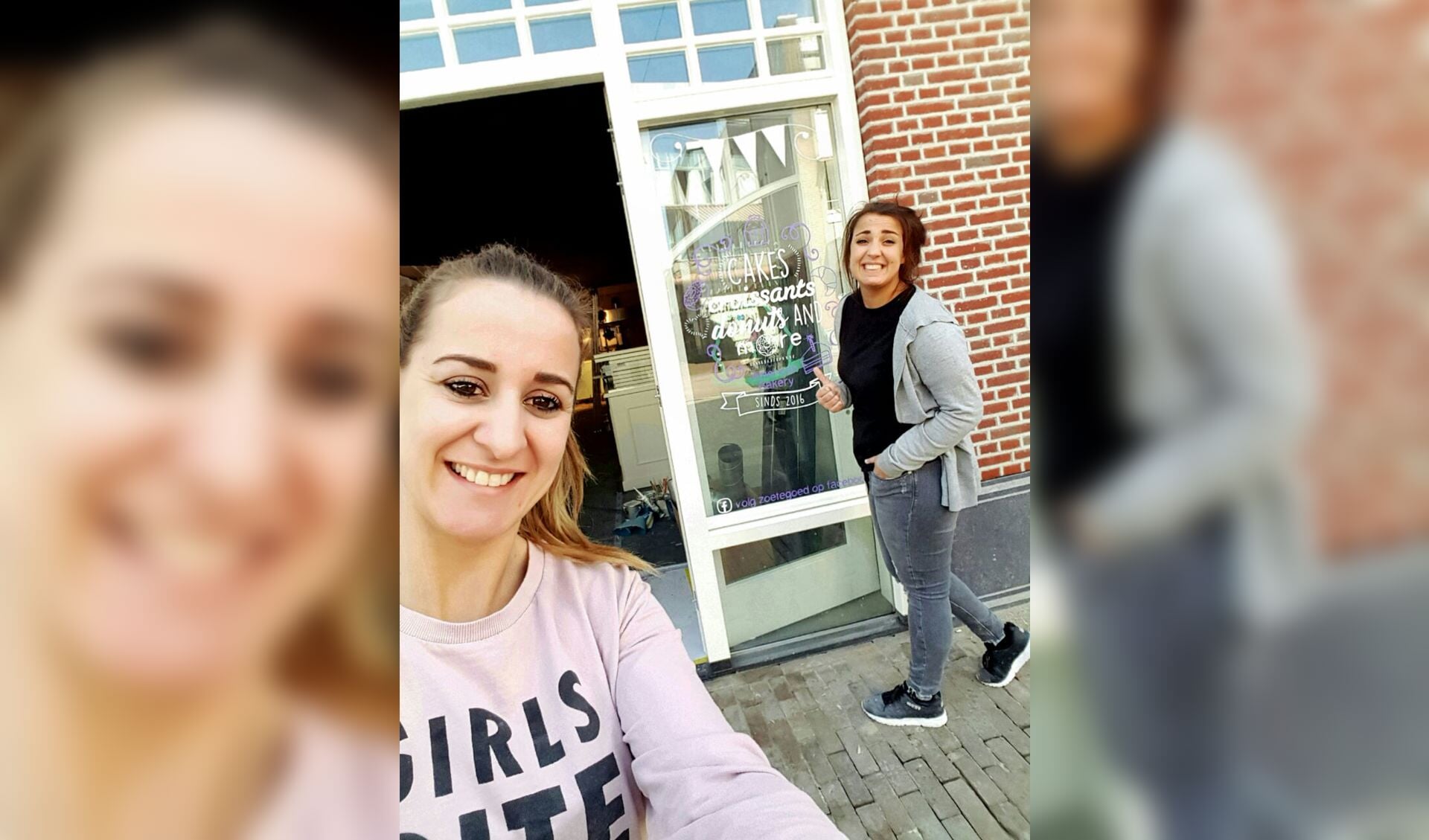 De zussen Inge (links) en Mariëlle (rechts) openen zaterdag hun winkel Zoetegoed.
