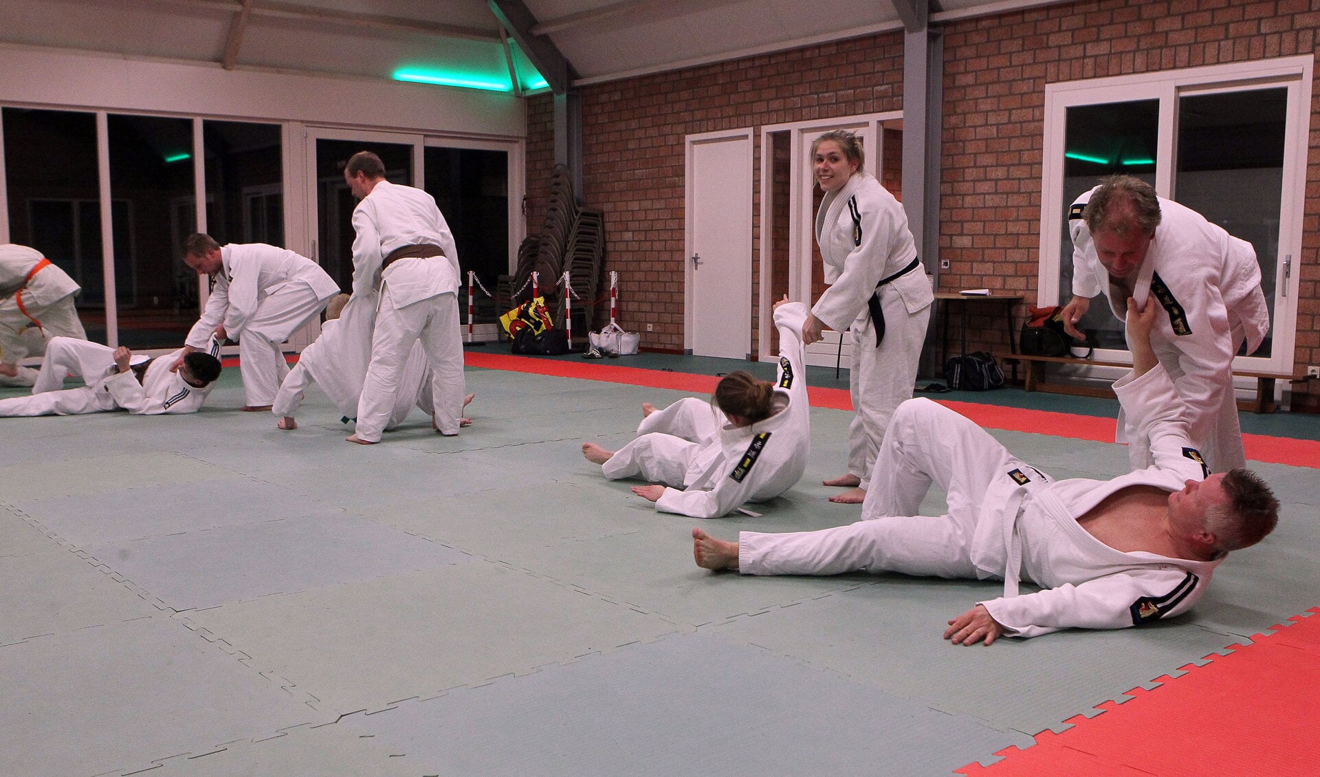 Judoka's bij Judovereniging Kaihatsu Oss. (Foto: Hans van der Poel)