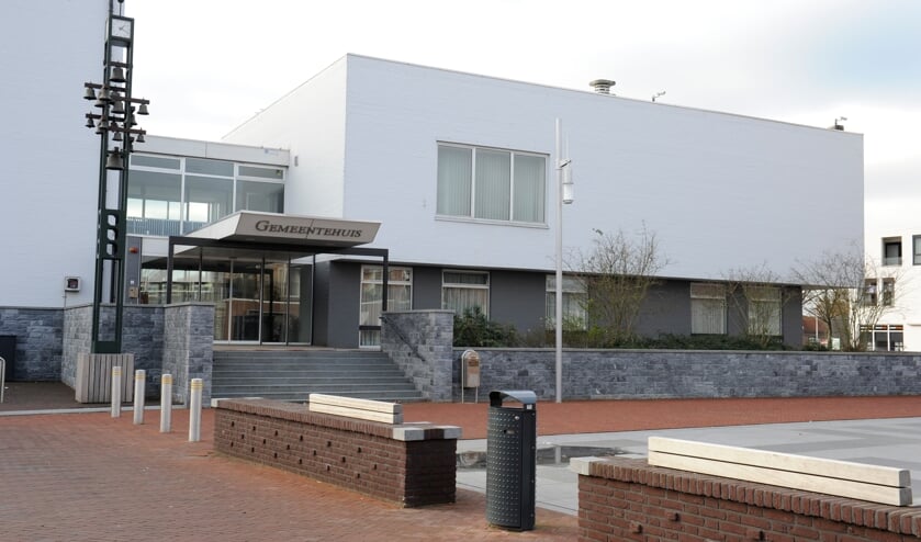 Het gemeentehuis in Nieuw-Bergen. (archieffoto: Ingrid Driessen)
