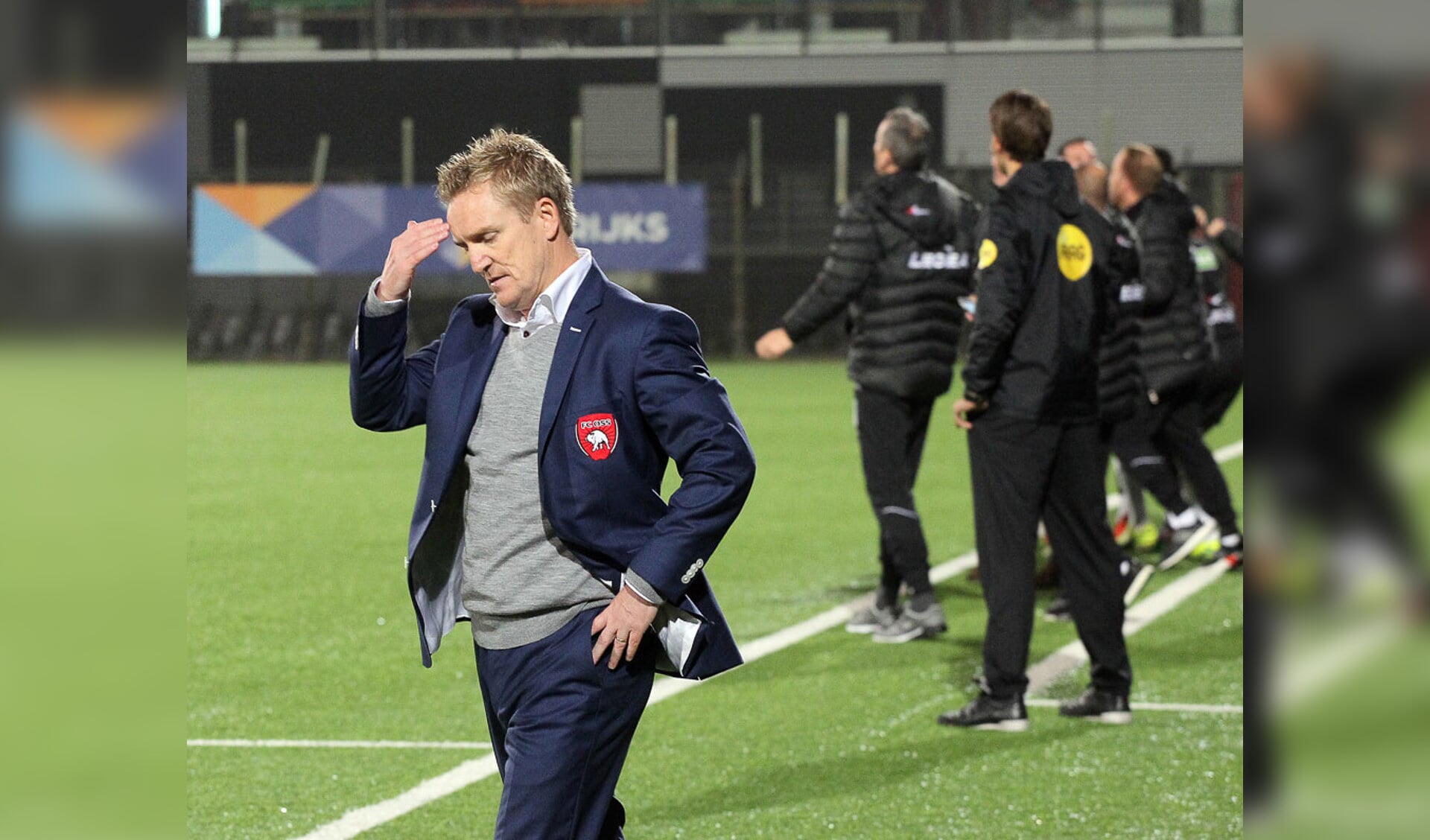 FC Oss-trainer Francois Gesthuizen. (Foto: Hans van der Poel)