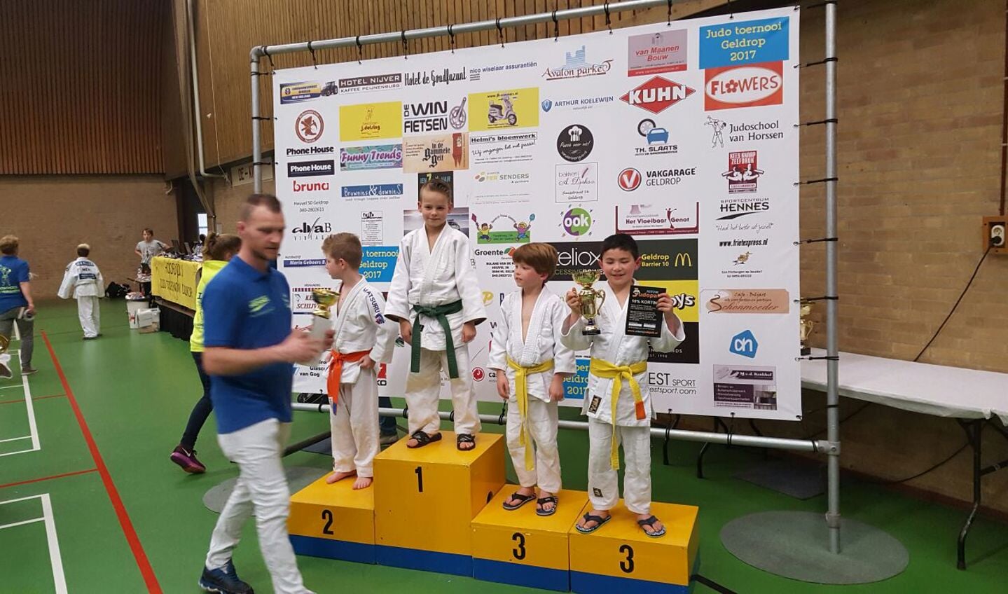 Judoka's Van Buel Sports scoren goed in Geldrop