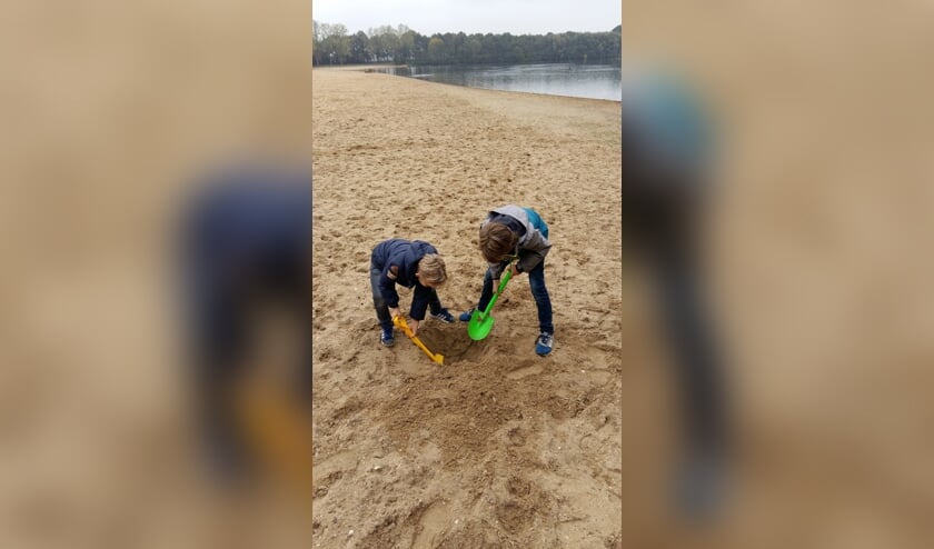 Kinderen kunnen aan de hand van een schatkaart op zoek naar de (verborgen) schat van Kiste Trui. (foto: RBT KAN)