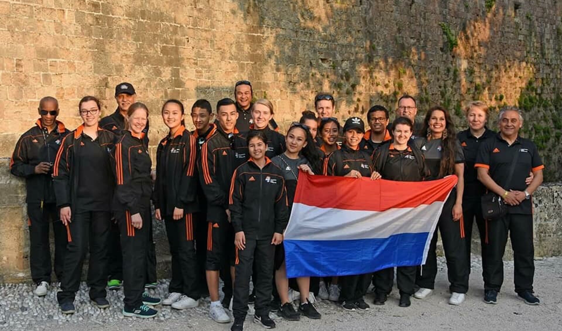 Het Nederlands team.