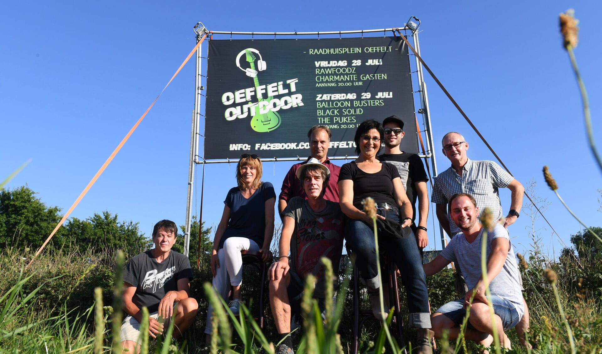 De organisatie van Oeffelt Outdoor. Foto: Ed van Alem