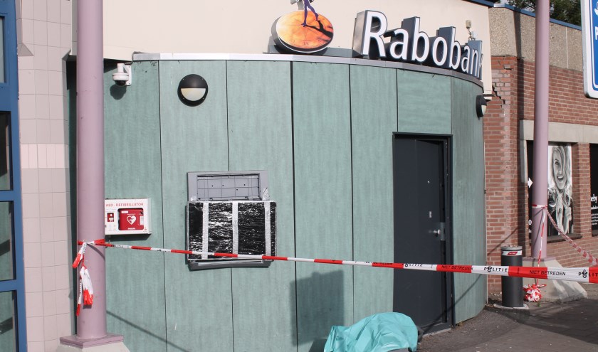 Plofkraak bij de Rabobank in Oss.