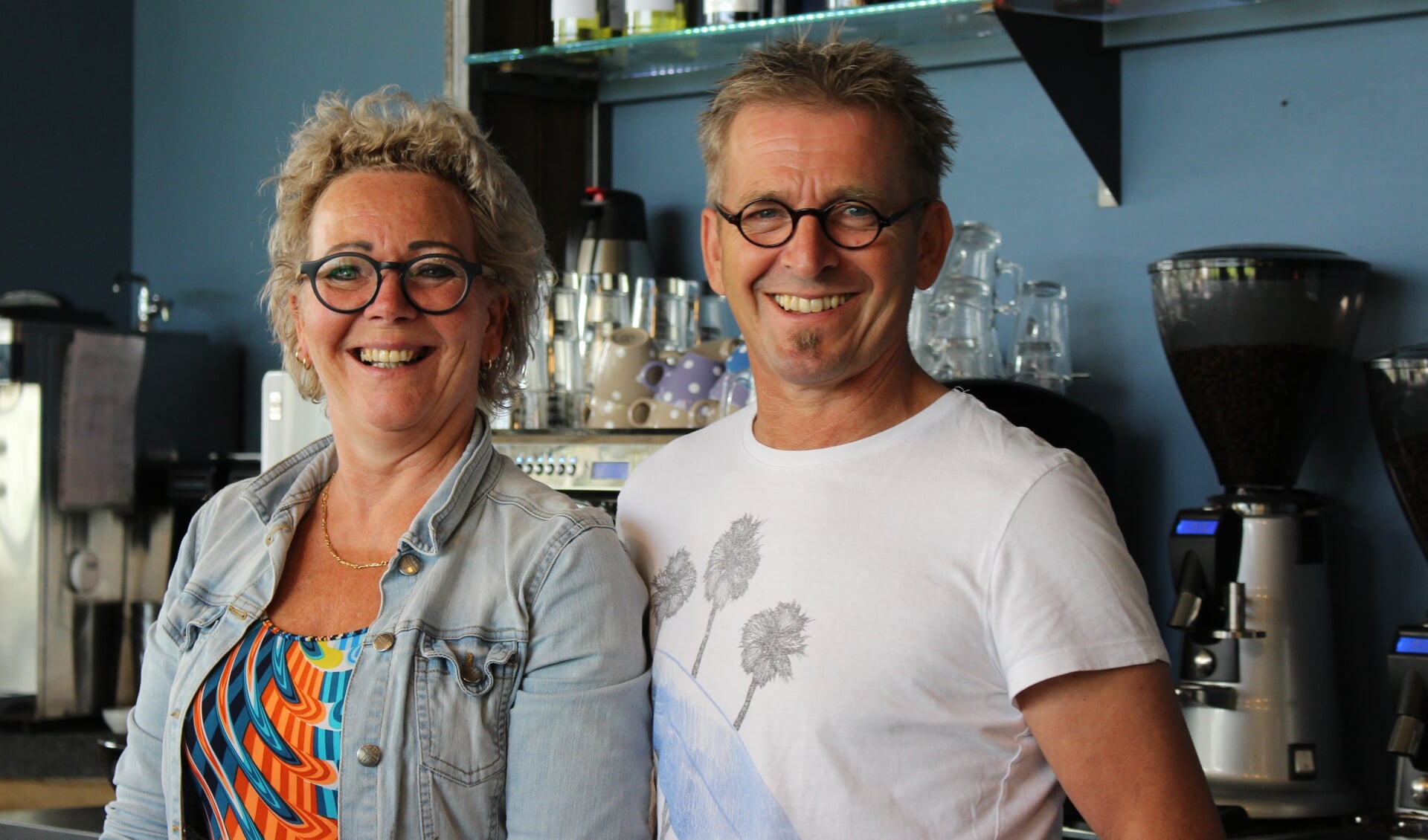 Mieke en Peter Schraven in Eeterij D'n Oven. 