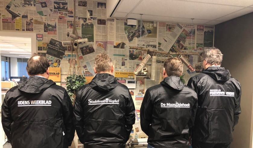 De nieuwe jassen voor krantenbezorgers