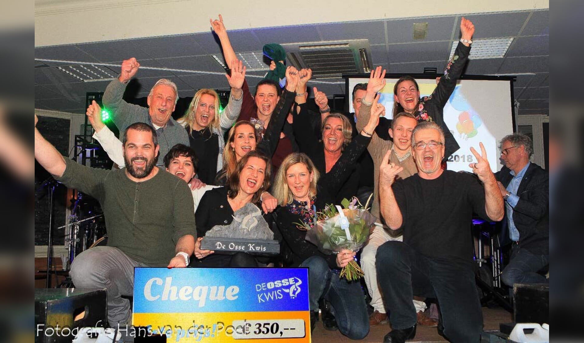 De Onnozelen winnen Osse Kwis 2017. (Foto: Hans van der Poel)