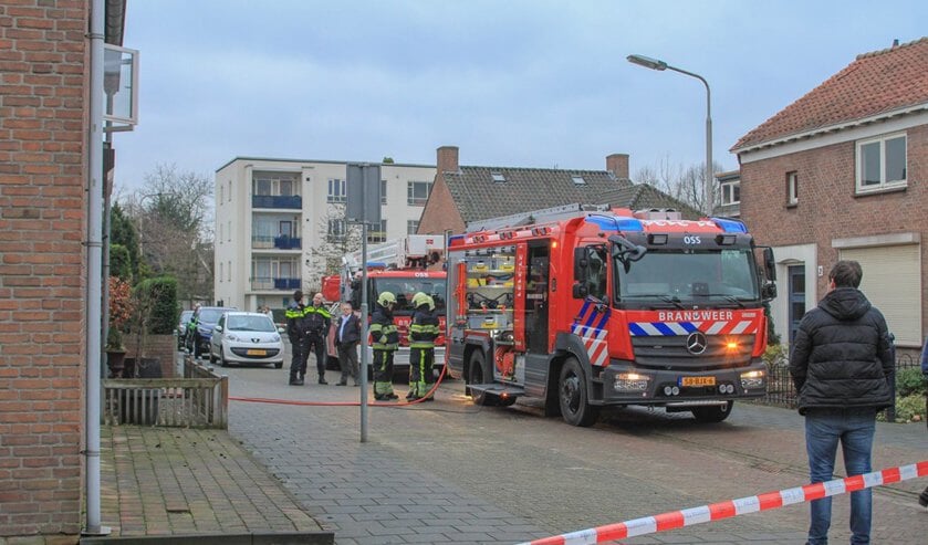 De brand was snel geblust ( Foto's : Maickel Keijzers / Hendriks Multimedia )  
