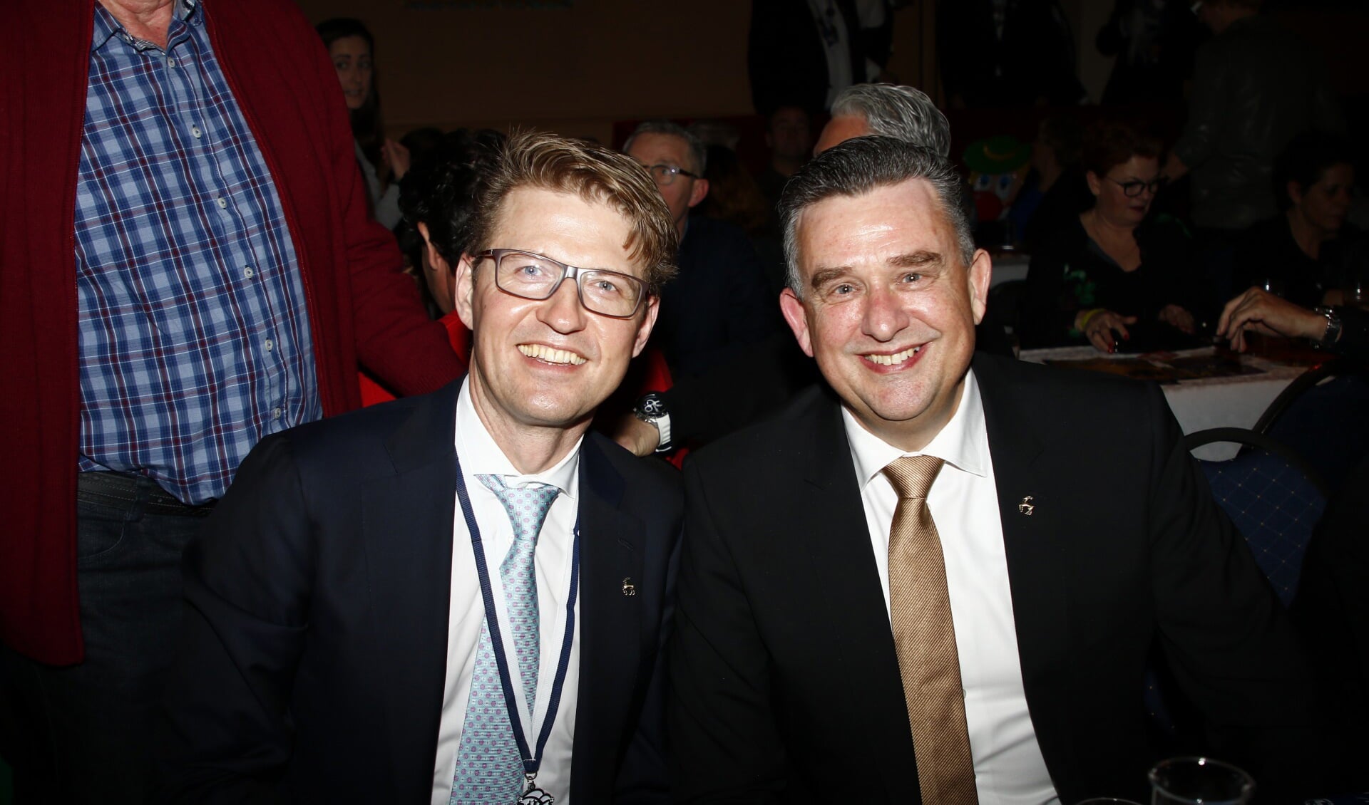 Minister Sander Dekker samen met Emile Roemer. (foto: Bas Delhij)