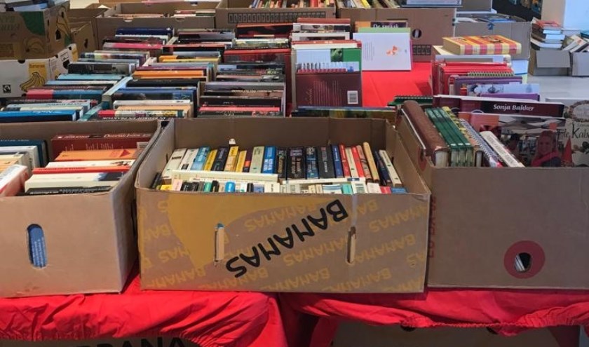 Boeken- cd, en lpmarkt in Malden.