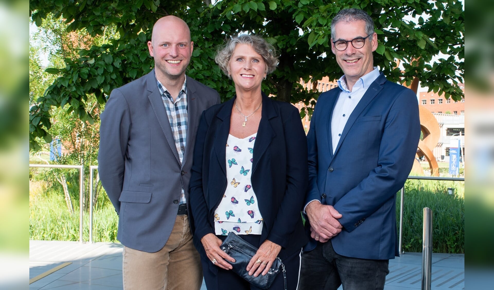 De drie genomineerden voor de Ondernemersprijs Land van Cuijk en Noord-Limburg dit jaar.