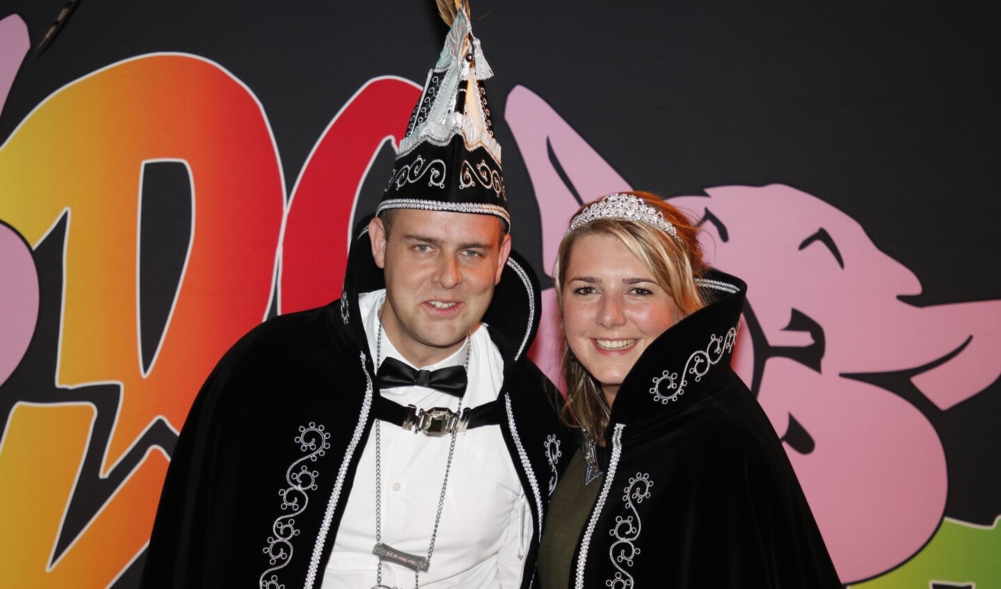 Prins Walter Kuijpers en Aimee Stax  van Beugen. (foto: Bas Delhij)
