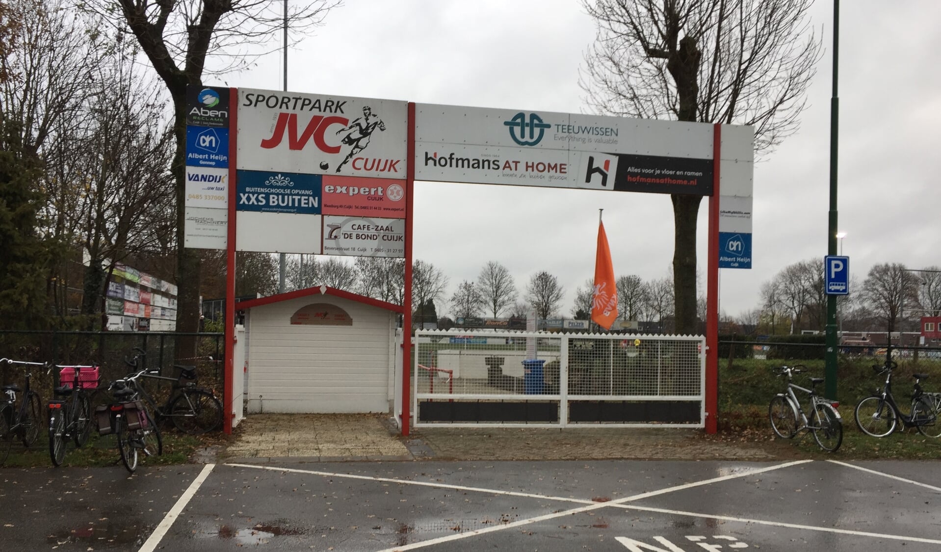 Het sportpark van JVC Cuijk.                        