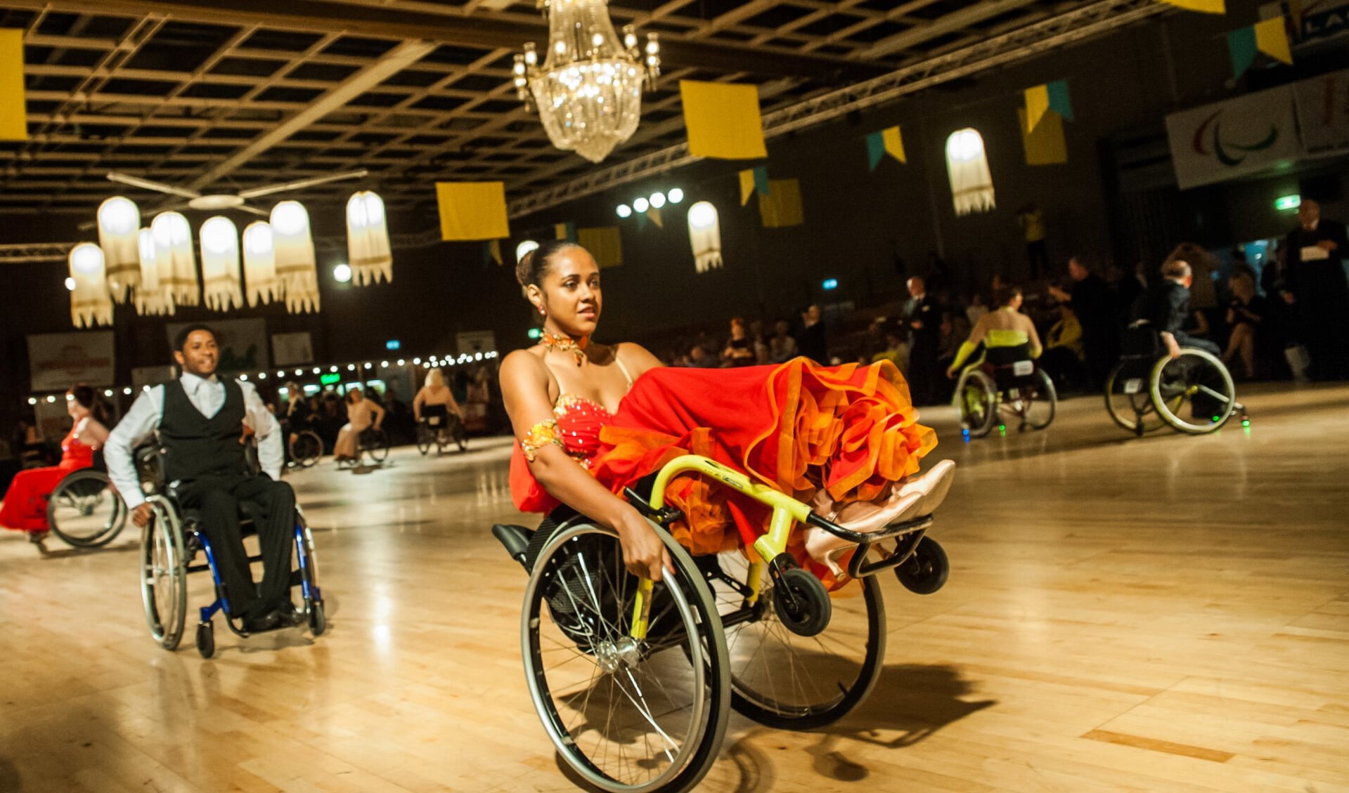 World Cup rolstoeldansen in Cuijk.
