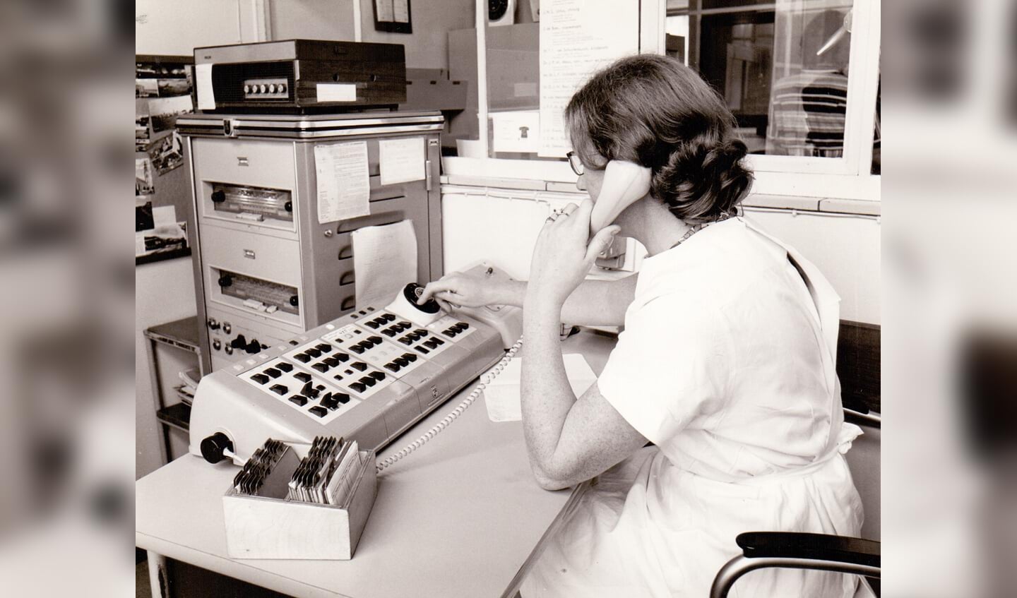 1970: Zo zag een telefooncentrale er toen uit