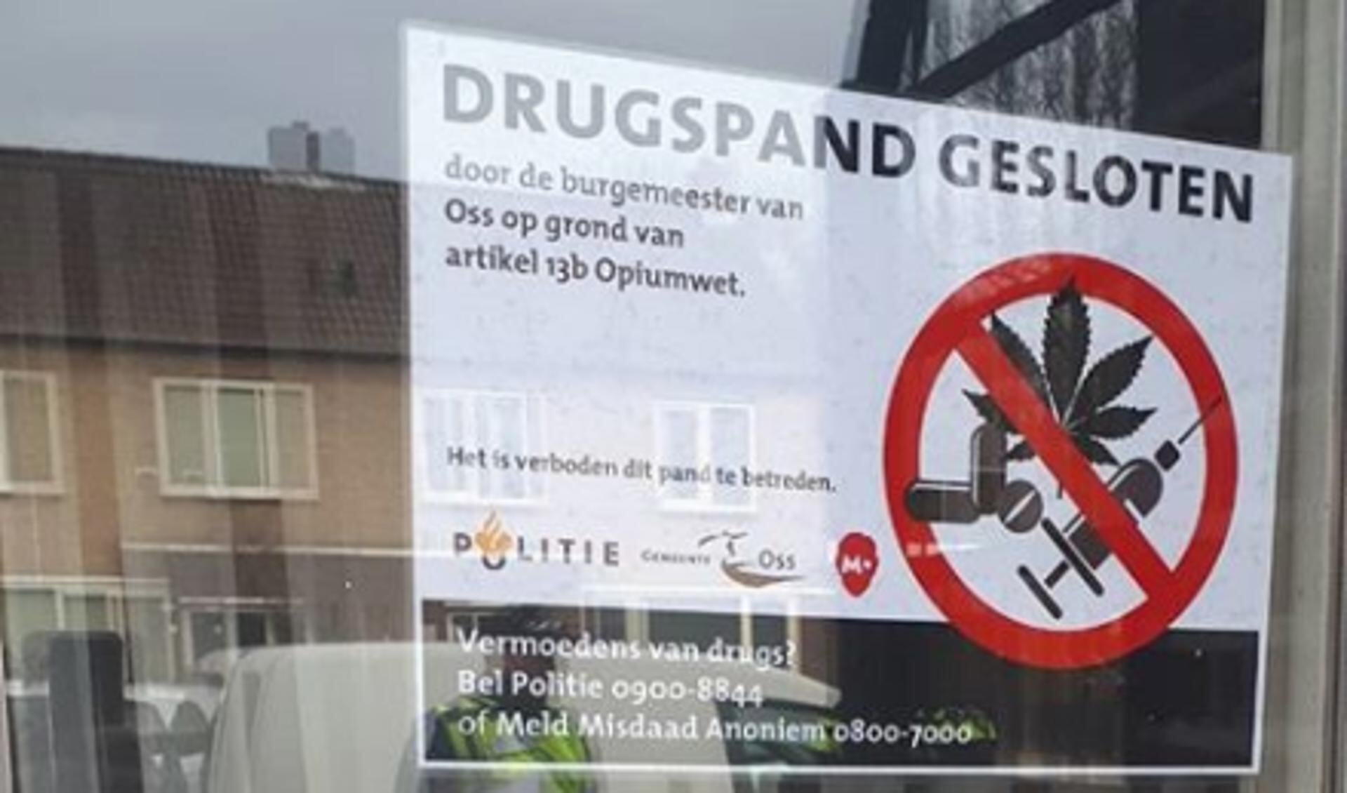 Drugspand in Ravenstein. (Instagram wijkagent Ruwaard)