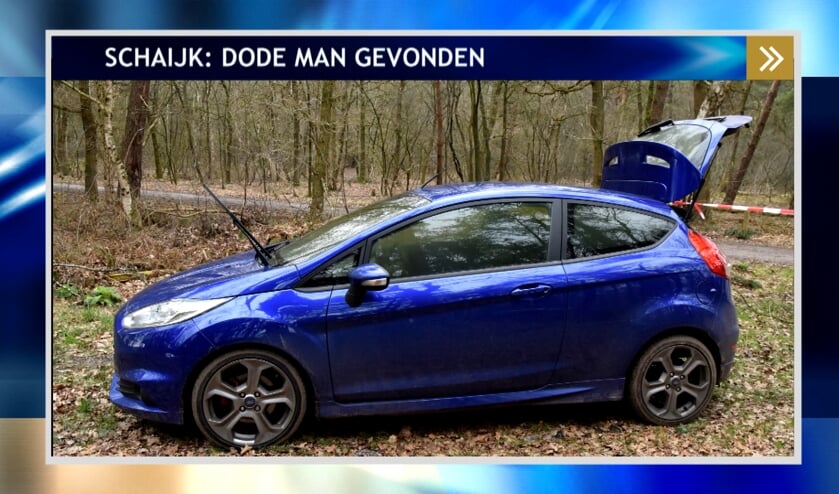 De aangetroffen auto. (Foto: www.politie.nl)