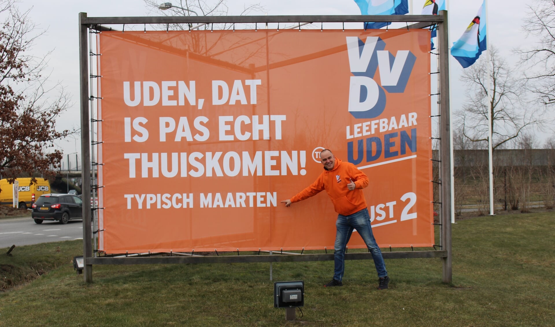 Maarten Prinssen bij het bord (foto: Temmie van Uden)