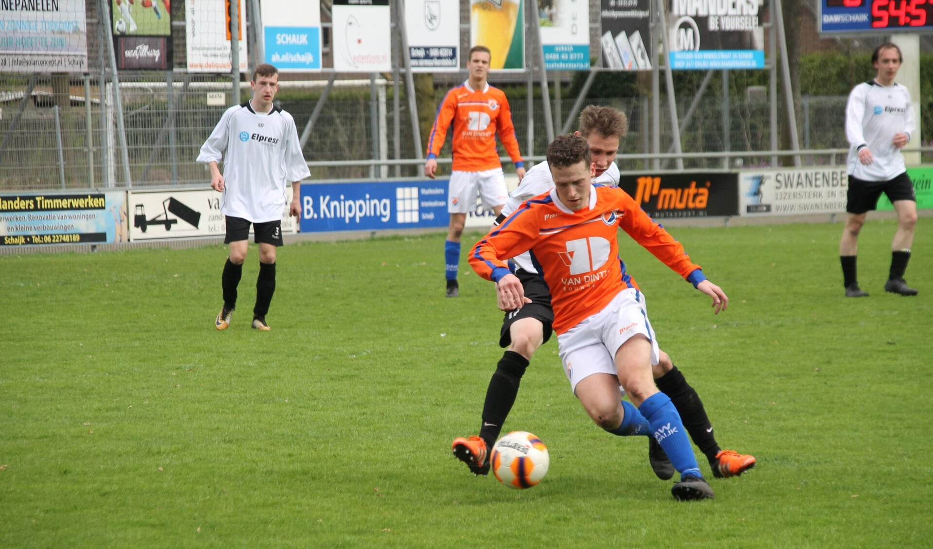 DAW verloor van Vitesse'08. (Foto: Ingrid Willems)