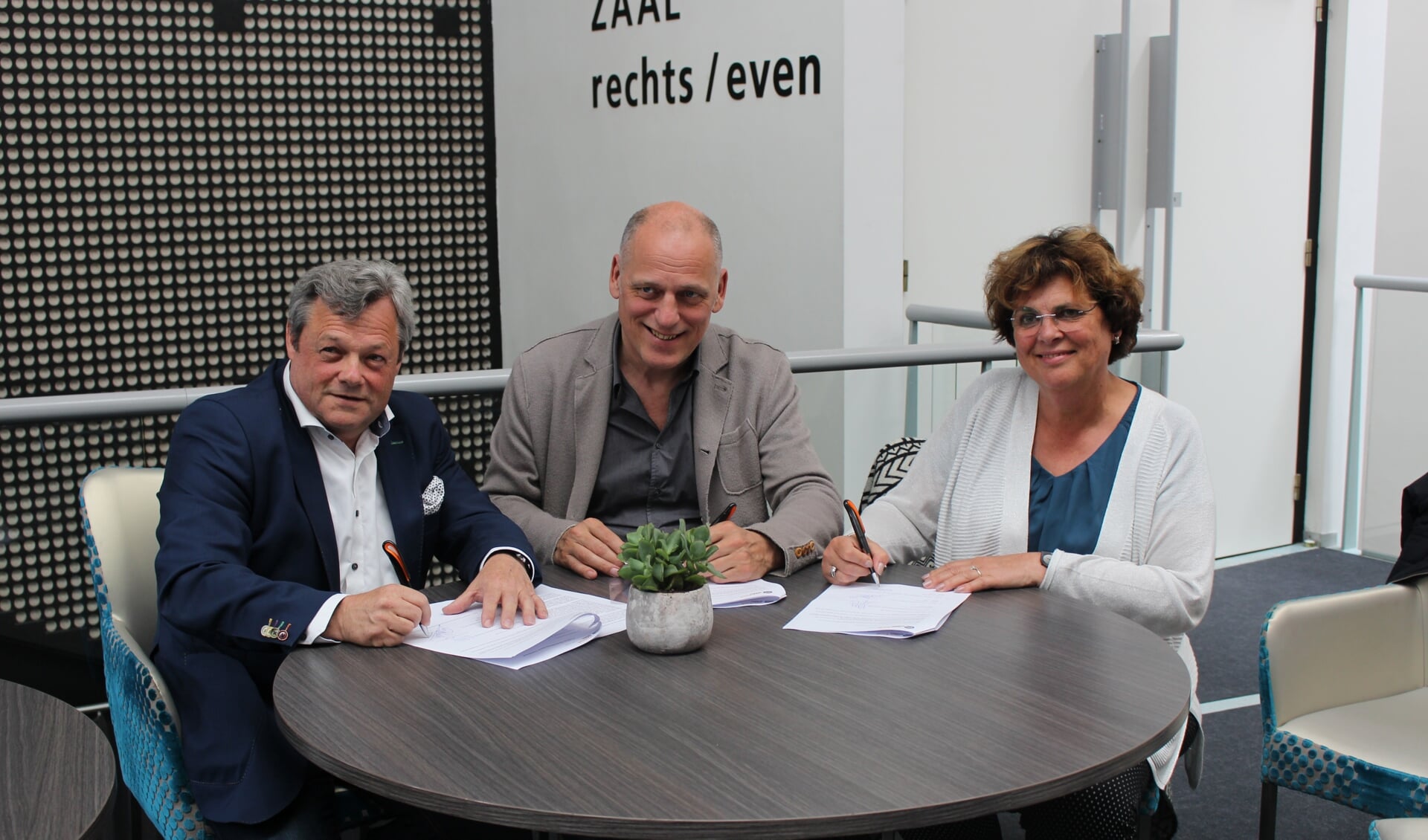 Wilgard van Lee, Jan Wouda en Annemieke de Groot (foto: Temmie van Uden)