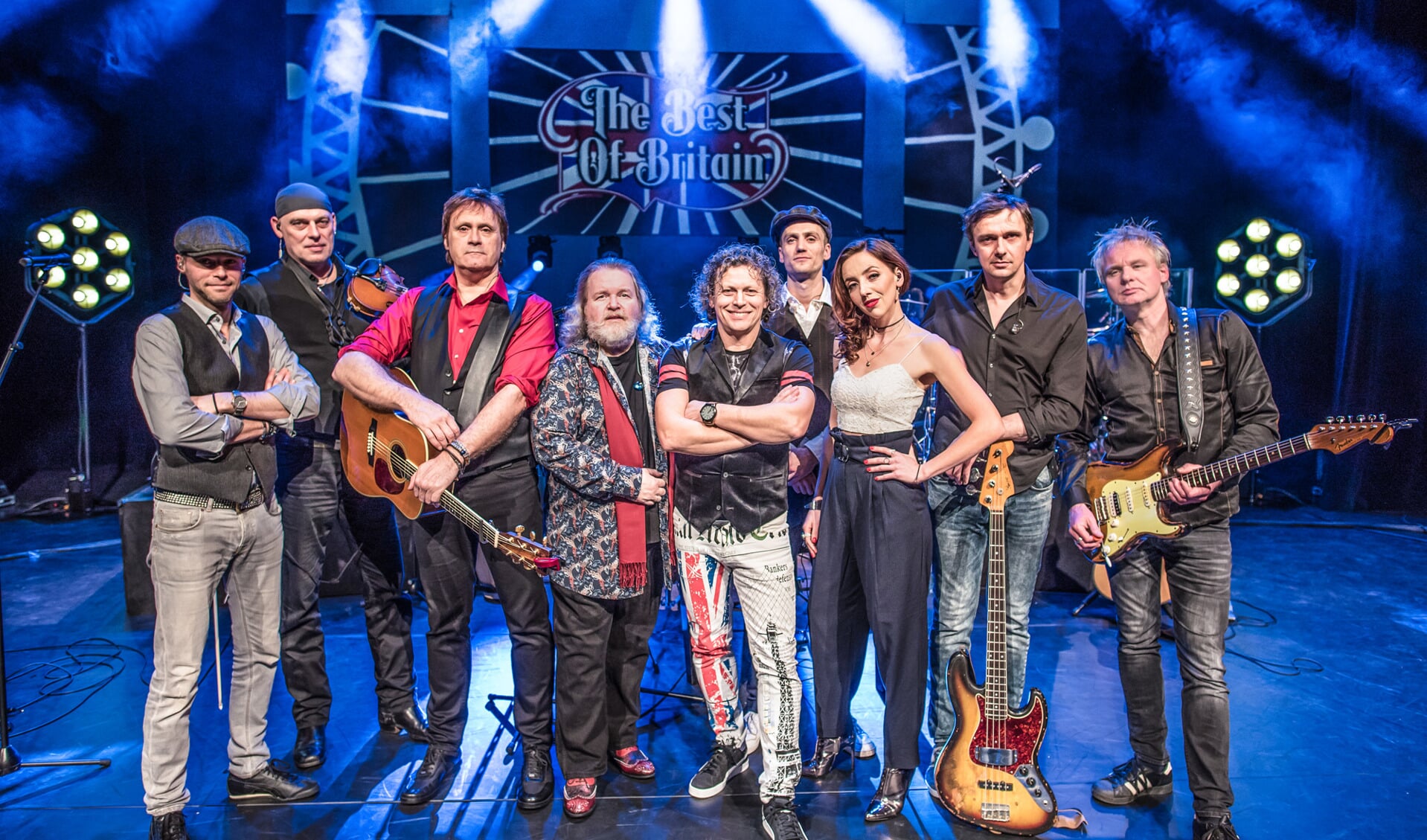 De muzikanten van The Best of Britain (foto: Harry Muis)