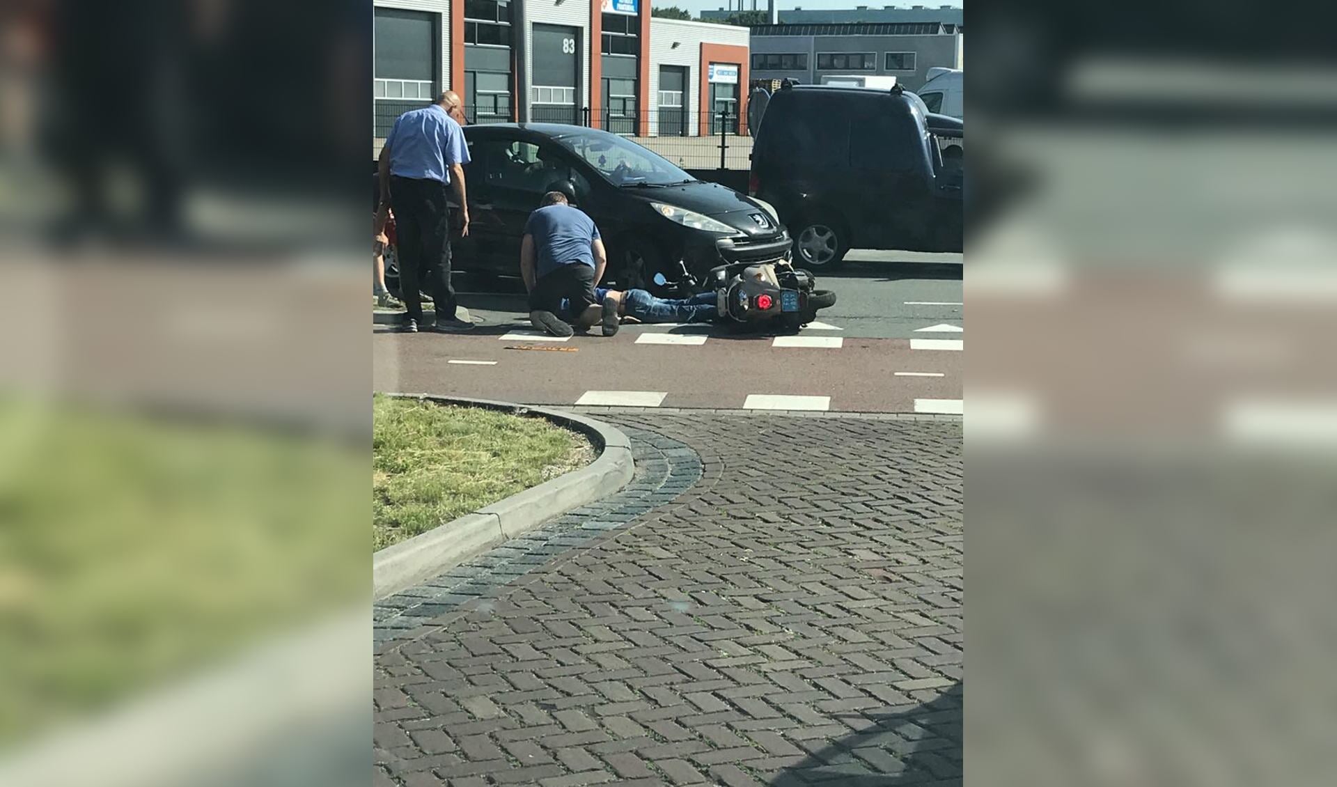 Gewonde bij ongeval op Gasstraat.