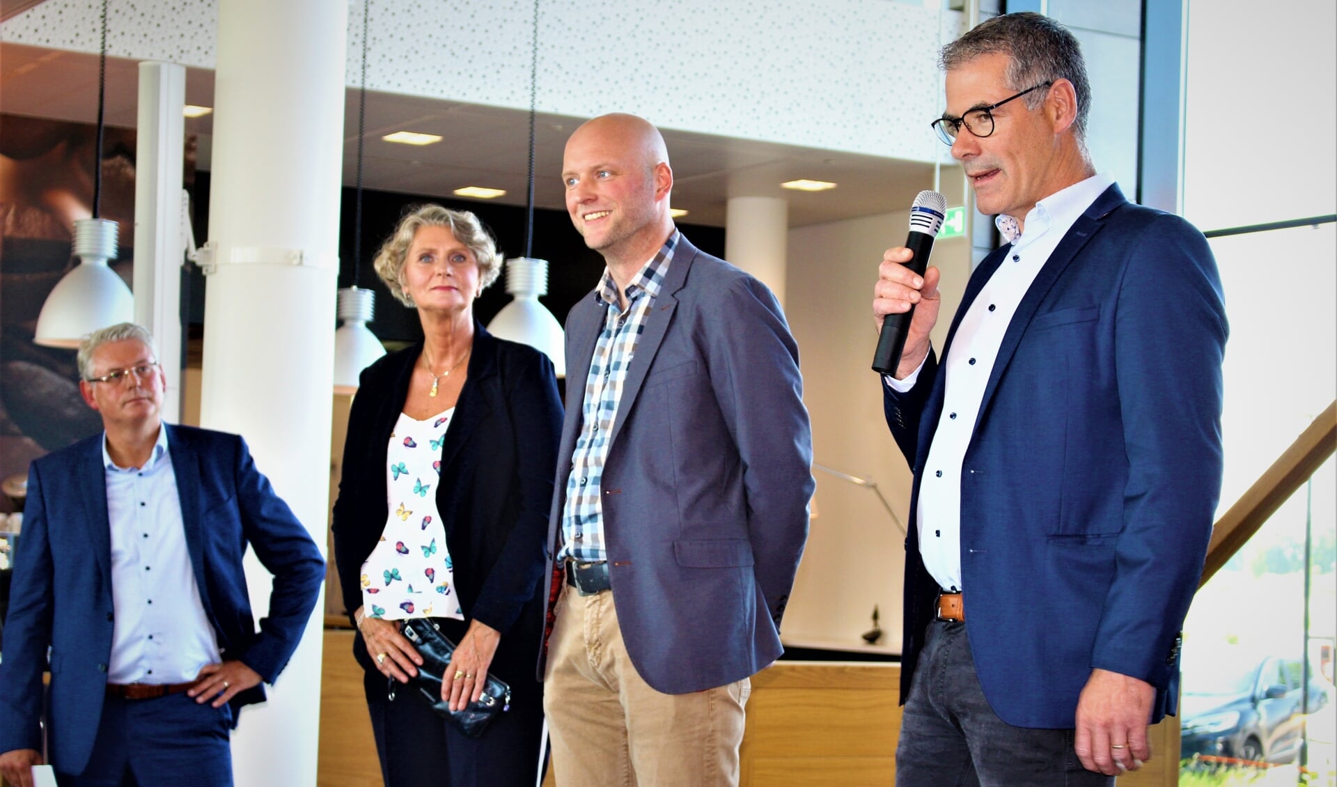 De drie genomineerden voor de Ondernemersprijs van het Land van Cuijk en Noord-Limburg.