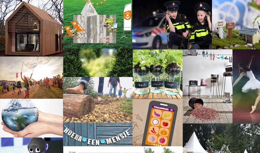 Een moodboard met sfeerimpressie.
