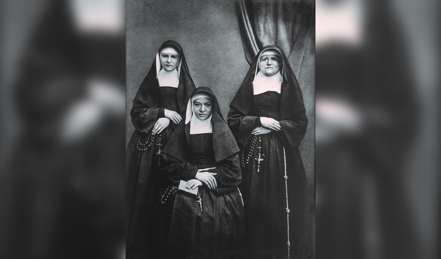 Stichteressen congregatie: Francisca de Roij, Teresia van Miert en Bernardina van Hoof.