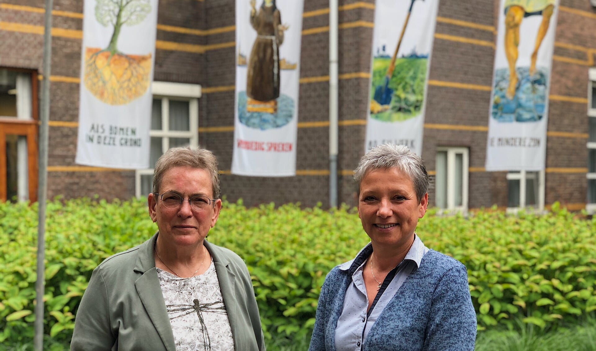 Zuster Gerda en Marieke.