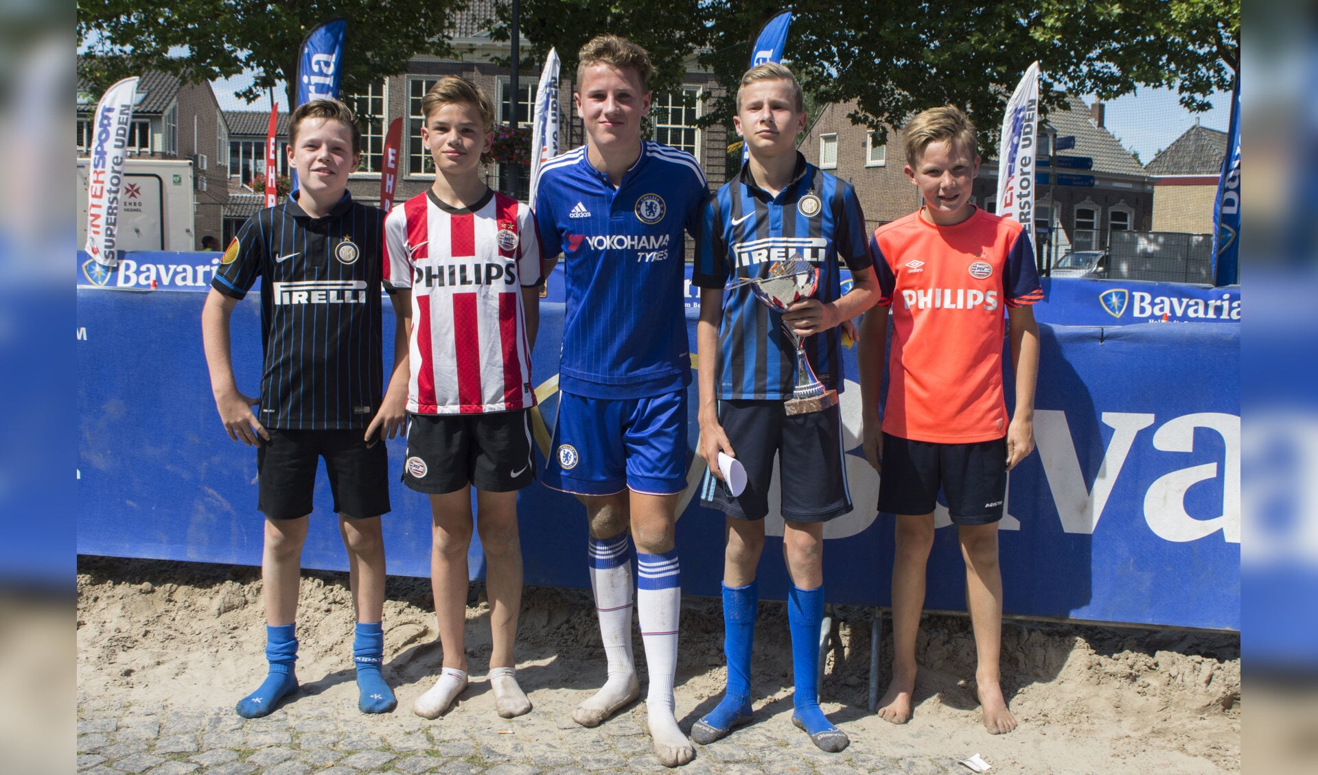 Spelers van RKVV Erp en De Korfrakkers openen het weekend op zaterdag met het jeugdtoernooi. 