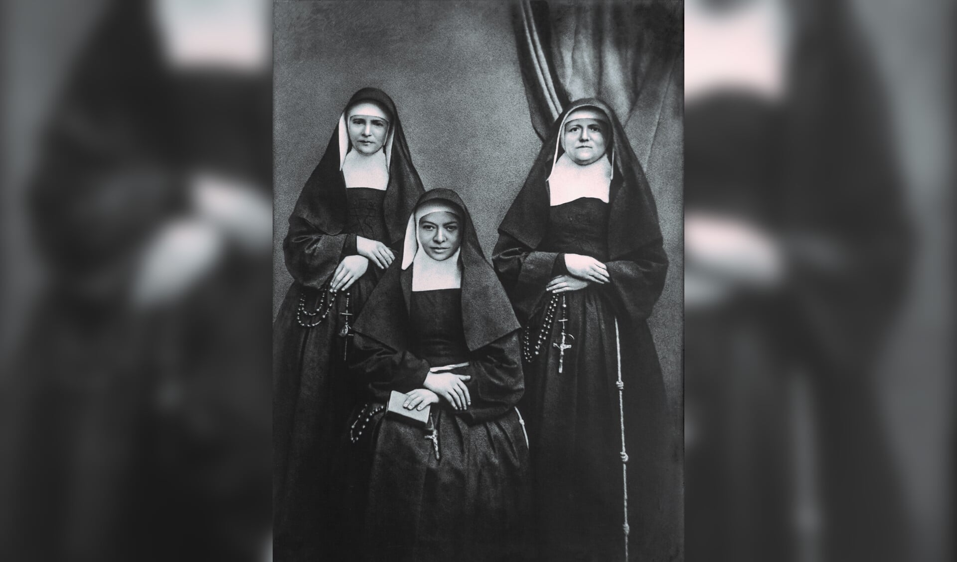 Stichteressen congregatie: Francisca de Roij, Teresia van Miert en Bernardina van Hoof.