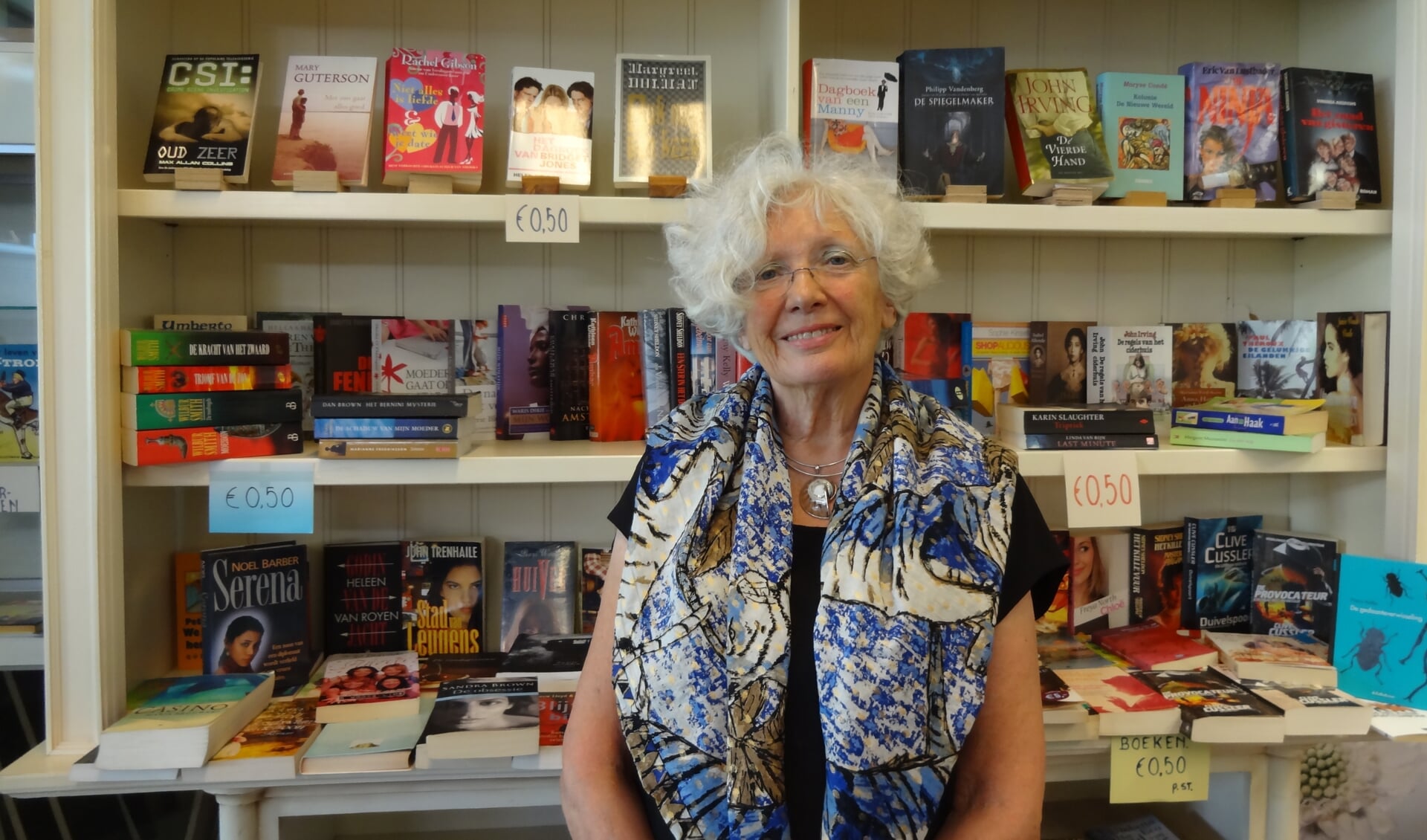 Marianne Roodbol stopt met haar boekwinkel (foto: Ankh van Burk)