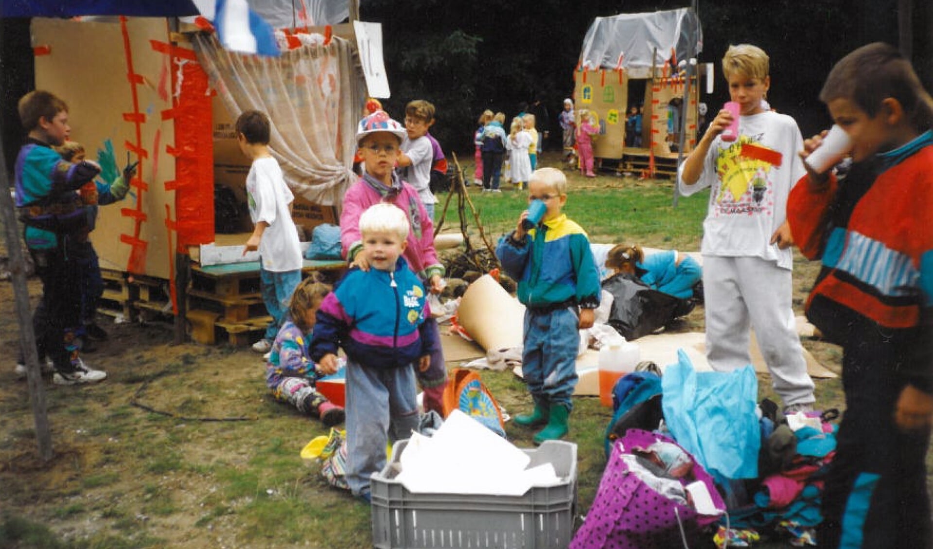 Een archieffoto van de Berghemse kindervakantieweek.