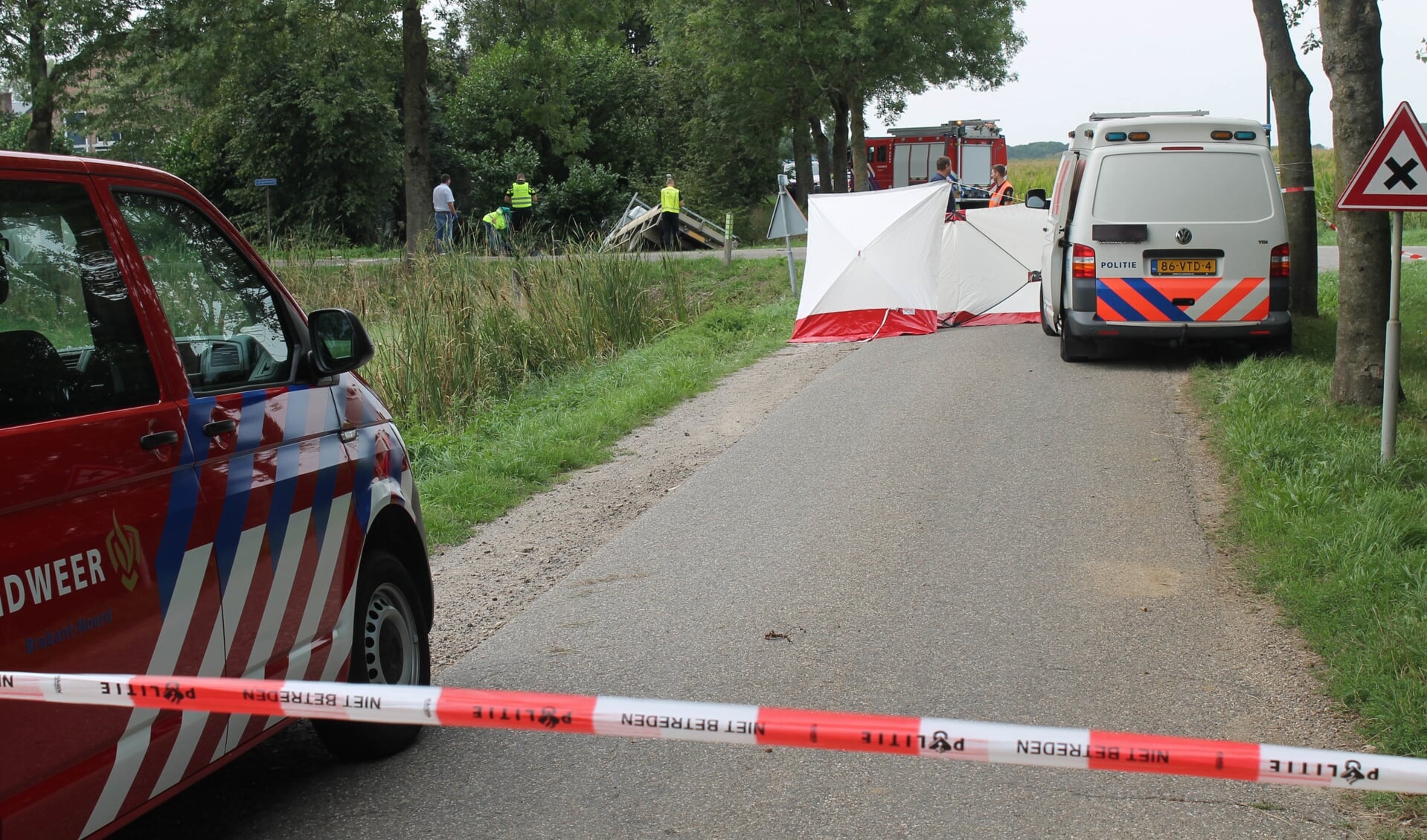 Ongeval in Dieden.