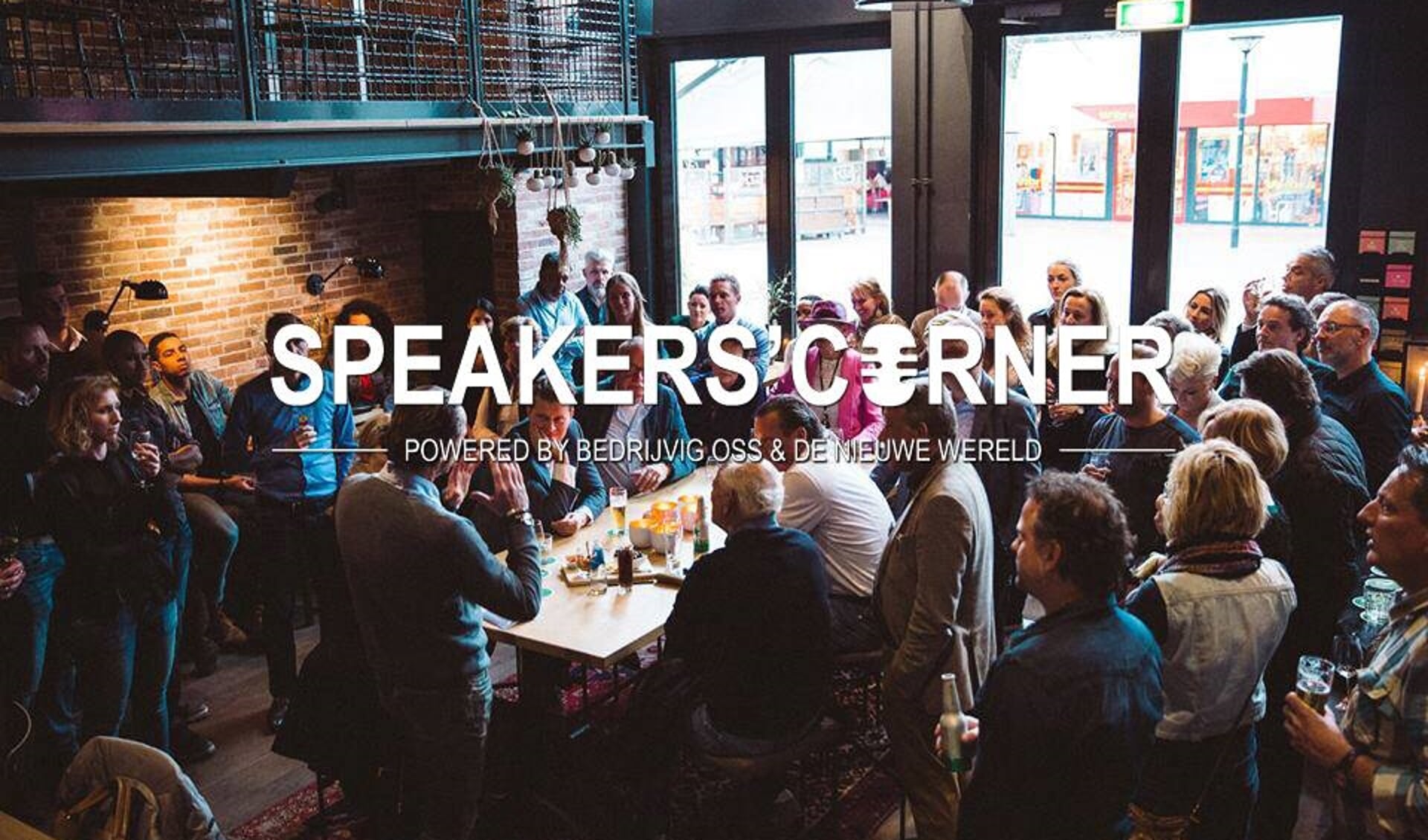 Fer van den Hurk en Rick Veldkamp spreken komende editie tijdens van Speakers' Corner. 