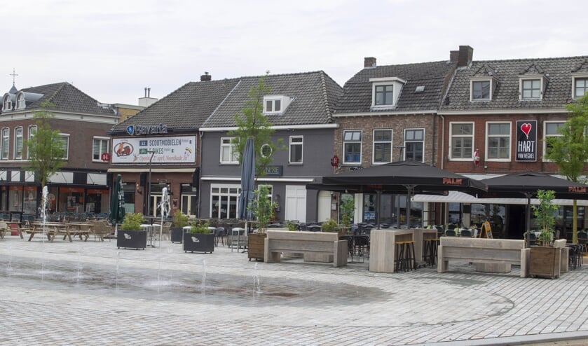 De nieuwe Markt mét fontein.