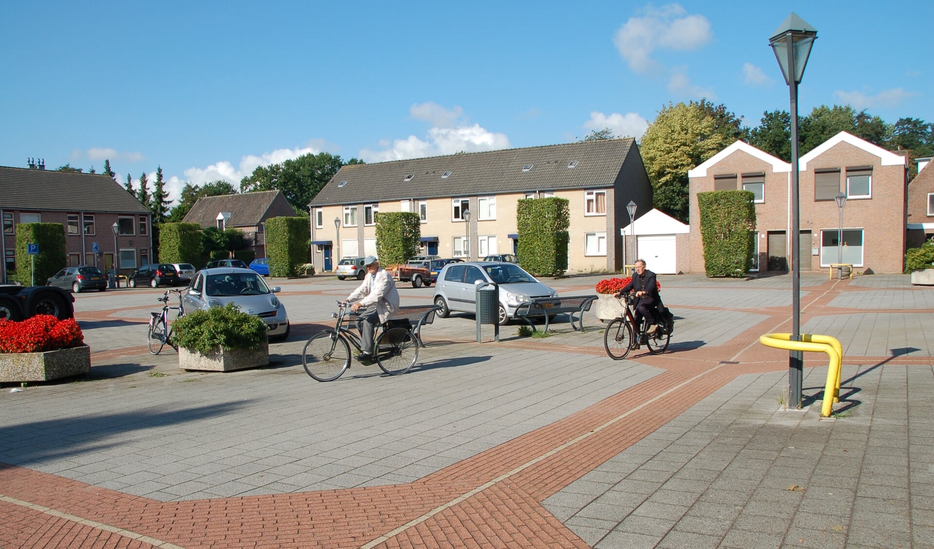 Het Schuttersplein in Milsbeek wordt opgeknapt. (Foto: Jos Gröniger)