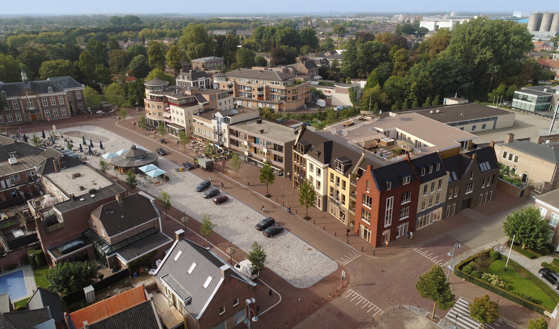 Een impressie van de toekomstige Markt in Veghel.