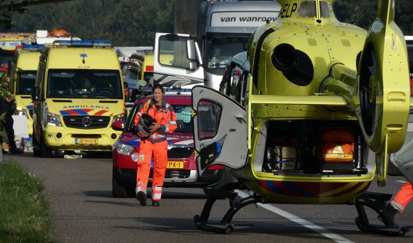 Ongeval op de A59.