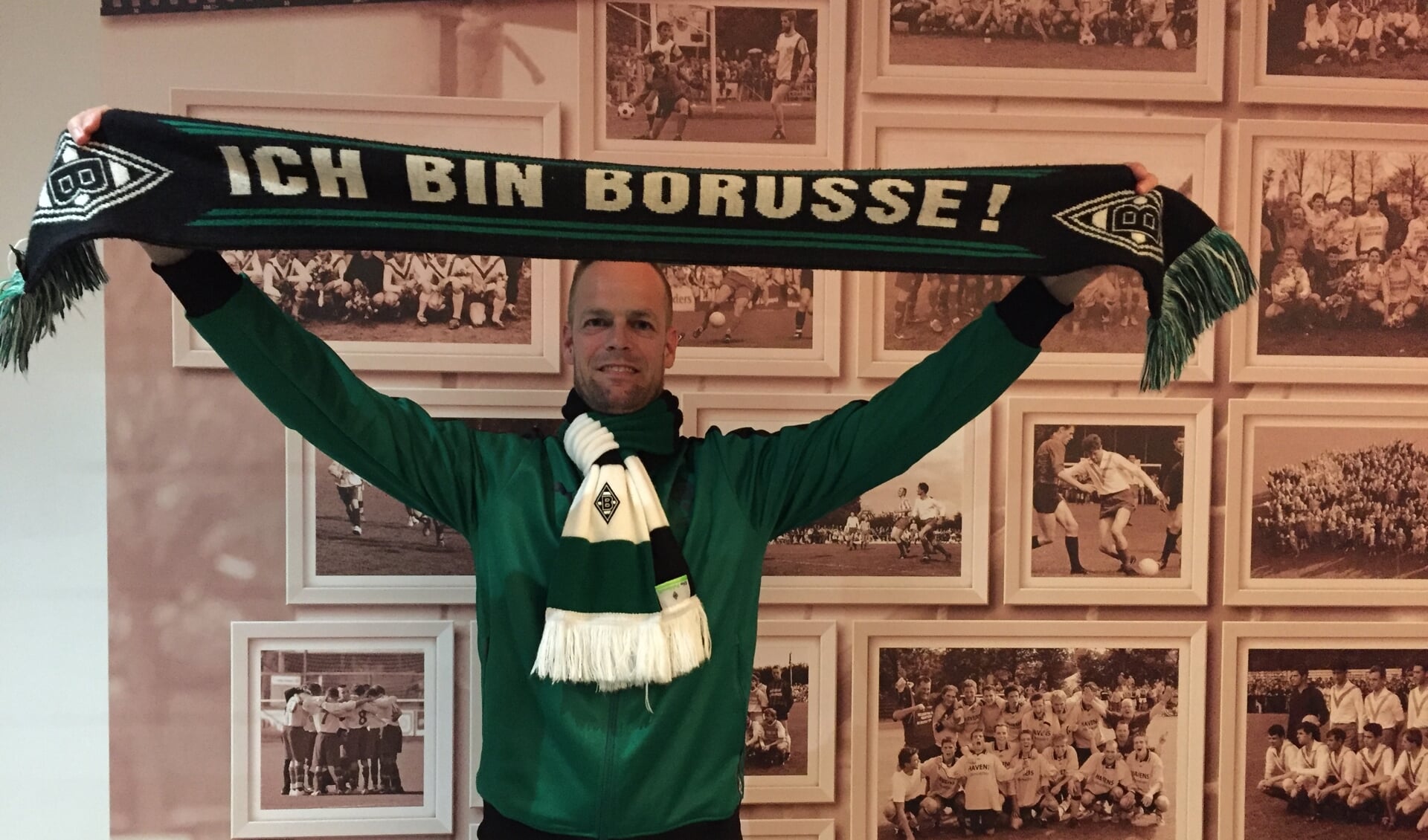 Volharding-trainer Johan Vullings is groot fan van Borussia Mönchengladbach.