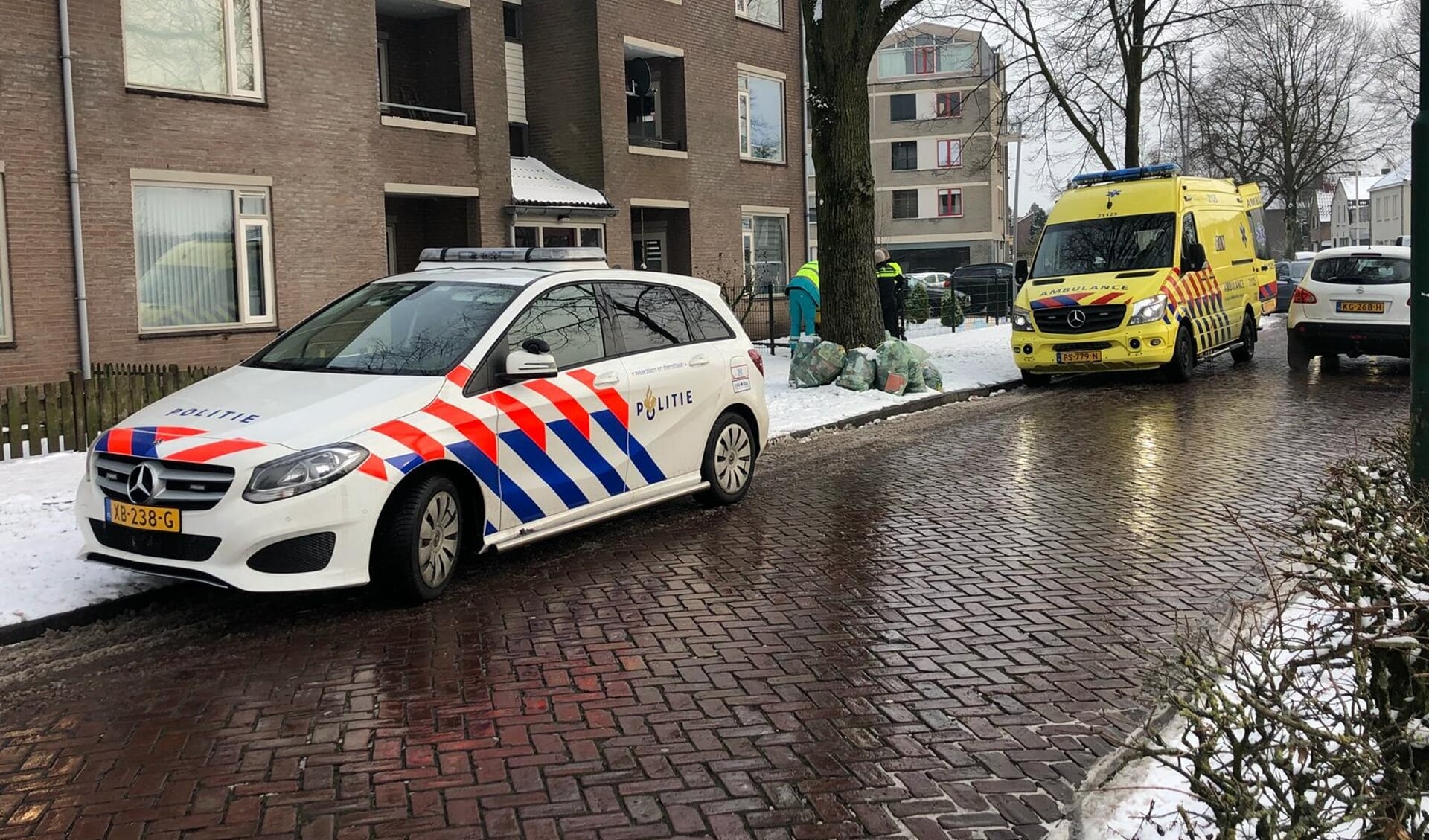 Ongeval in de Vianenstraat.
