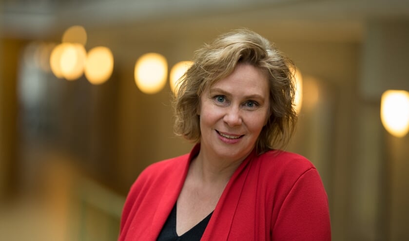 Hanneke van Stokkom steunt de actie IkPas 40 dagen zonder alcohol. (foto: Henk-Jan Winkeldermaat)