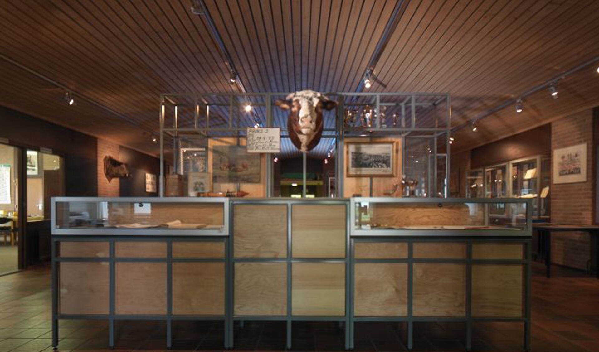 De entree van het Nationaal Veeteelt Museum in Beers. 
